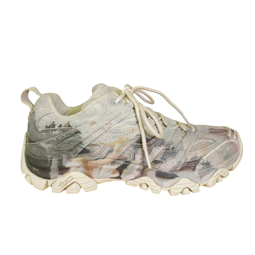 Merrell Moab 3 Aerial Hiking Shoes Womens 8 Ecru/Multi Color Trail Sneakers Low